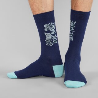 Socken Local Planet -dunkelblau