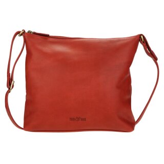 Handtasche Vintage-SOMA rot, Rindsleder