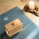 Yogamatte Studio marine blue Jute