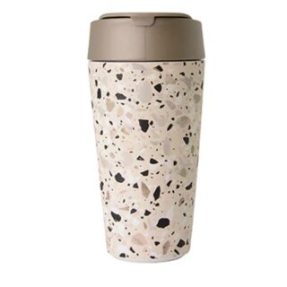 Bioloco deluxe cup - natural terrazzo