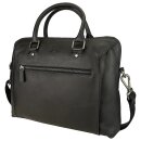 Handtasche Vintage-SARAH schwarz, Rindsleder