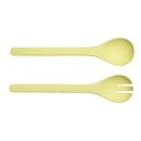 Bioloco plant Salatbesteck - pastel yellow