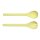 Bioloco plant Salatbesteck - pastel yellow