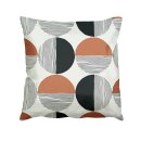 Kissen aus Bio-Baumwolle - graphic circles 