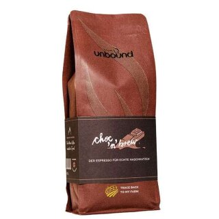 Choc´n´brew - Kräftige Espresso Kaffeemischung (250g ganze Bohnen)