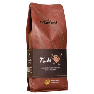 Go Nuts - Nussige Kaffe- & Espressomischung zum Ausflippen (250g ganze Bohnen)