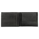 Borse Vintage-PAUL 12x9,5cm RFID secure schwarz, Rindsleder
