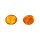 Ohrstecker mini orange, Capiz