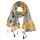 Schal ORNAMENTAL 180x100cm, Bio-Baumwolle