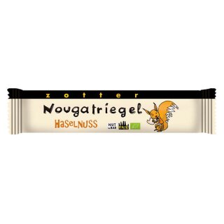 Haselnuss Nougatriegel