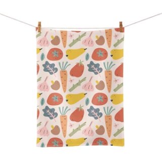 Organic kitchen towel - Veggies