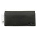 Brieftasche LADY19,5x10cm RFID secure schwarz, Vintageleder