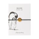 Schmuck Postkarte SW Pinguin