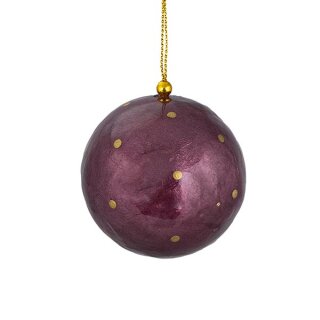 Weihnachtskugel 6cm  Capiz