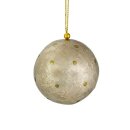 Weihnachtskugel 6cm gold, Capiz