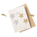 Girlande Karte - Stars