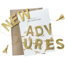 Girlande Karte - New Adventures