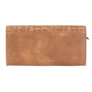 Brieftasche LADY Graphic 19,5x10cm RFID braun, Rindsleder