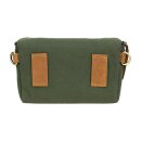 Crossbody Gurteltasche grun, ECO CANVAS LEDER