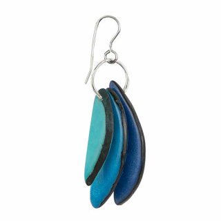 Ohrhanger Tagua SLICES Blautone