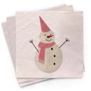 Servietten - Snowman