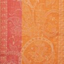 Schal PAISLEY coral-creme, 165x35cm Wolle