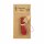 Baumschmuck Engel Origami 7cm rot-gold mit Sternen, Papier