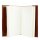 Notizbuch S ORNAMENTAL braun nachfullbar, Leder