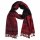 Wendestola PAISLEY rot-violett 180x65cm Wolle