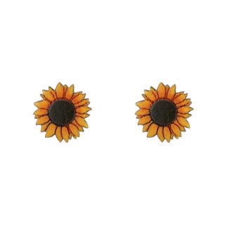 Ohrstecker SONNENBLUME Flaschenkurbis