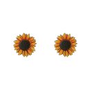 Ohrstecker SONNENBLUME Flaschenkurbis