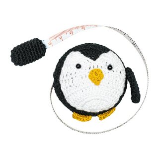 Maßband Pinguin gehäkelt