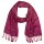 Schal PAISLEY feuerrot-pink 190x50 cm, Seide