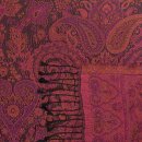 Schal PAISLEY beeren 190x50 cm, Seide