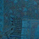 Schal PAISLEY midnight blue 190x50 cm, Seide