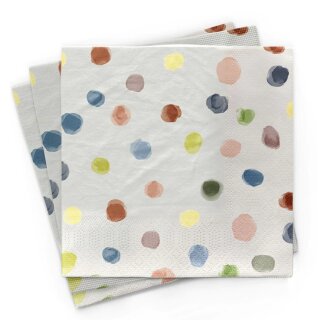 Servietten - Watercolor dots
