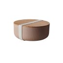 Bioloco plant deluxe salad bowl with bamboo lid - desert