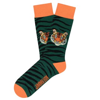 Tiger Head Socken grün M