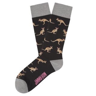 Kangaroo Socken schwarz M