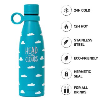 Hot&Cold Vacuum Bottle Clouds