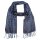 Schal PAISLEY ocean blue 165x35cm, Seide
