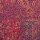 Schal PAISLEY apfelrot 165x35cm, Seide