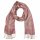 Schal PAISLEY beige-rosa 165x35cm, Seide
