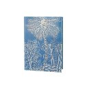 Notizbuch S DSCHUNGEL blau nachfullbar, Leder