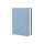 Notizbuch S ORNAMENTAL blau nachfullbar, Leder