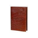 Notizbuch S PEACOCK braun nachfullbar, Leder