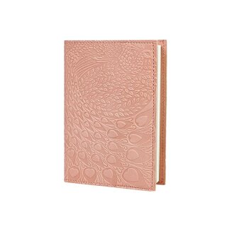 Notizbuch S PEACOCK natur nachfullbar, Leder