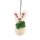 Anhanger FRUHLINGSMAUS 3x8cm, Wollfilz