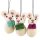 Anhanger FRUHLINGSMAUS 3x8cm, Wollfilz