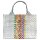 Saftpack UPCYCLING Tasche STRIPE, Silber/Bunt SONDERPREIS